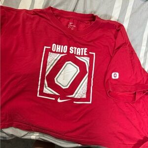 Nike Plus Size OSU Crop Tee